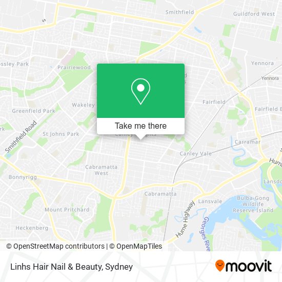 Mapa Linhs Hair Nail & Beauty