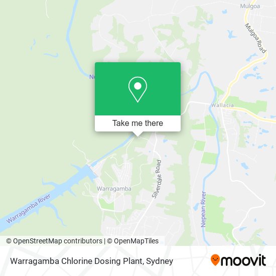 Warragamba Chlorine Dosing Plant map