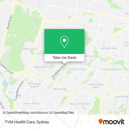 TVM Health Care map