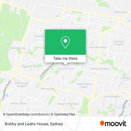Mapa Bobby and Leahs House