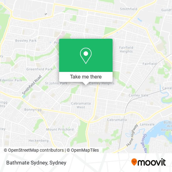 Mapa Bathmate Sydney