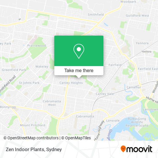 Zen Indoor Plants map