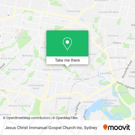 Jesus Christ Immanuel Gospel Church Inc map