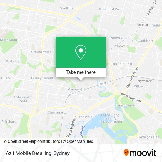 Azif Mobile Detailing map