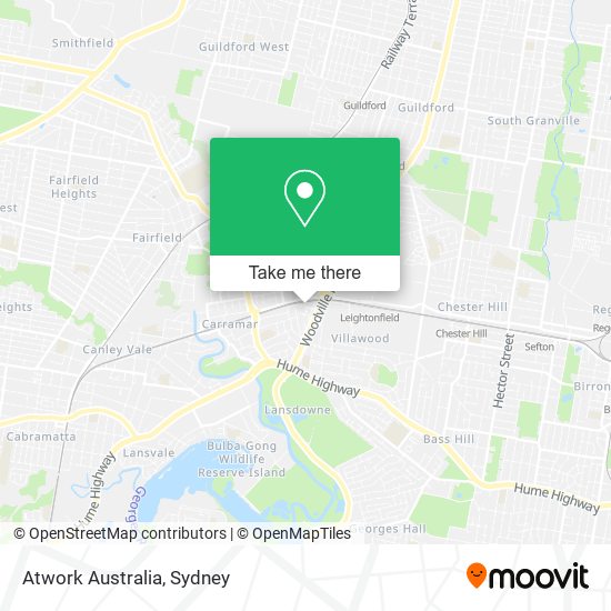 Atwork Australia map