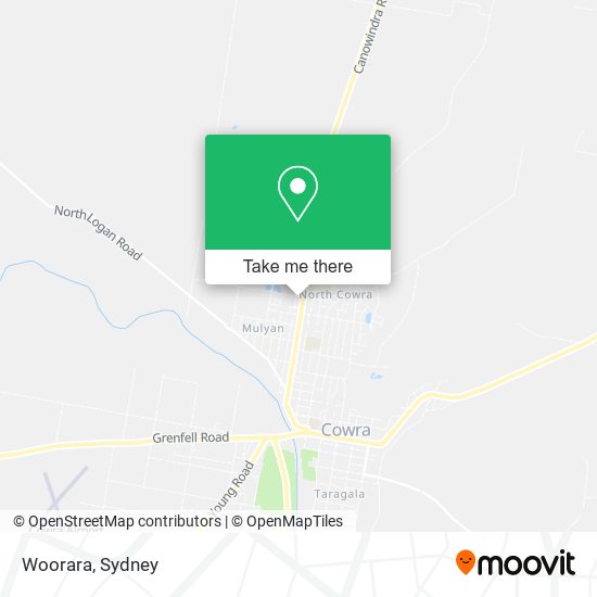 Woorara map