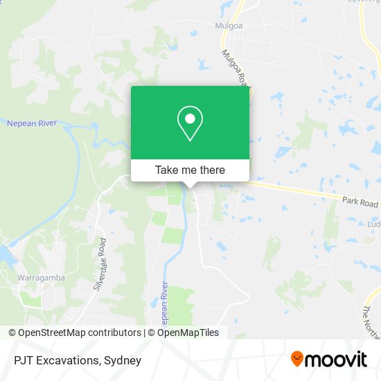 PJT Excavations map