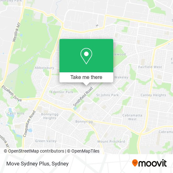 Move Sydney Plus map