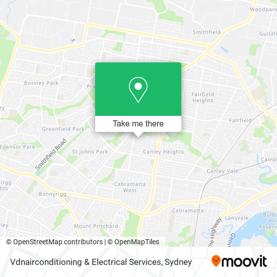 Mapa Vdnairconditioning & Electrical Services