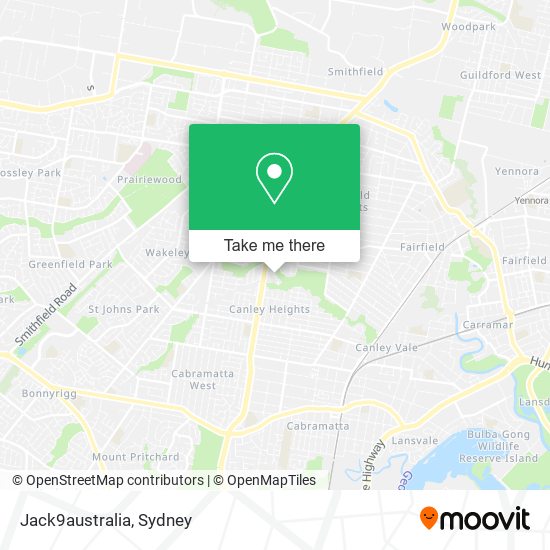 Jack9australia map