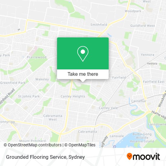 Grounded Flooring Service map