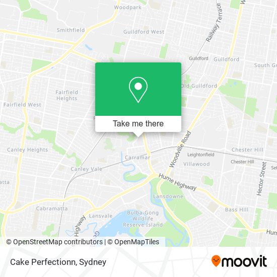 Cake Perfectionn map