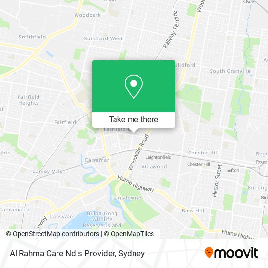 Al Rahma Care Ndis Provider map