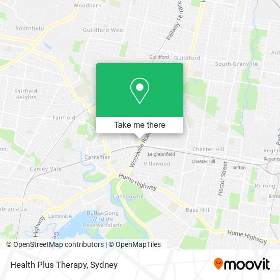 Health Plus Therapy map