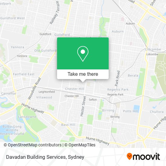 Davadan Building Services map