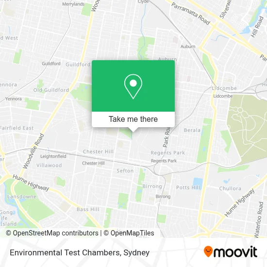 Environmental Test Chambers map
