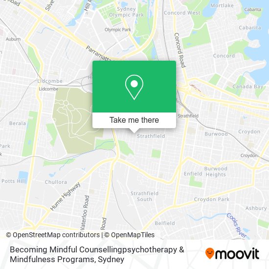 Mapa Becoming Mindful Counsellingpsychotherapy & Mindfulness Programs