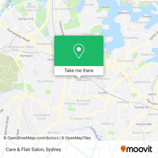 Care & Flair Salon map