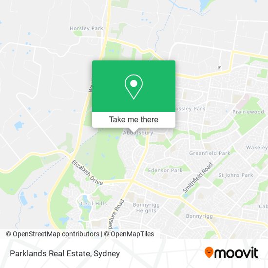Parklands Real Estate map
