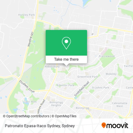 Patronato Epasa-Itaco Sydney map