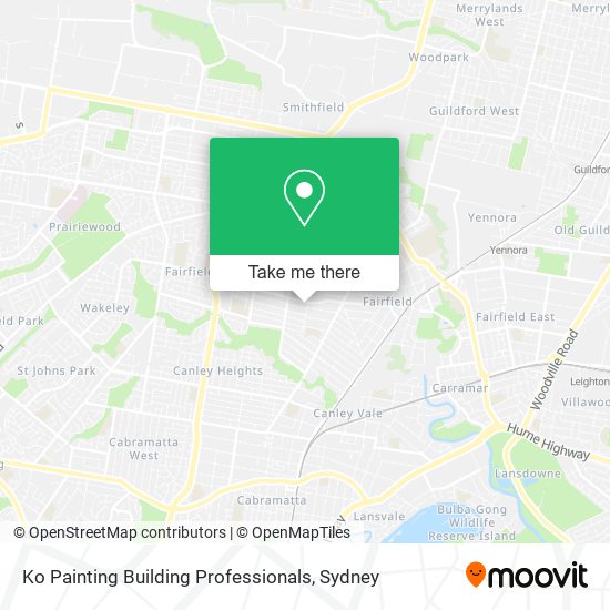 Ko Painting Building Professionals map