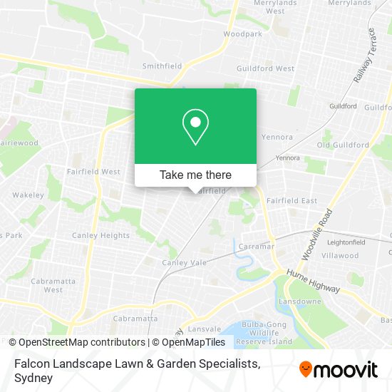 Falcon Landscape Lawn & Garden Specialists map