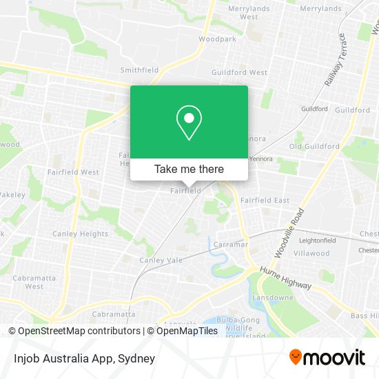 Mapa Injob Australia App