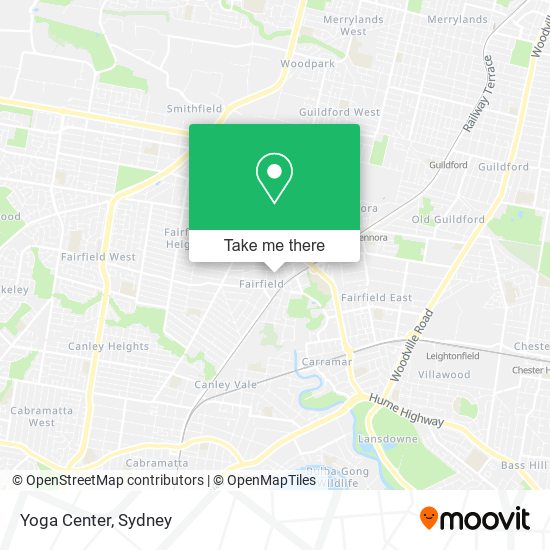 Yoga Center map