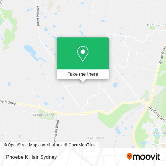 Phoebe K Hair map