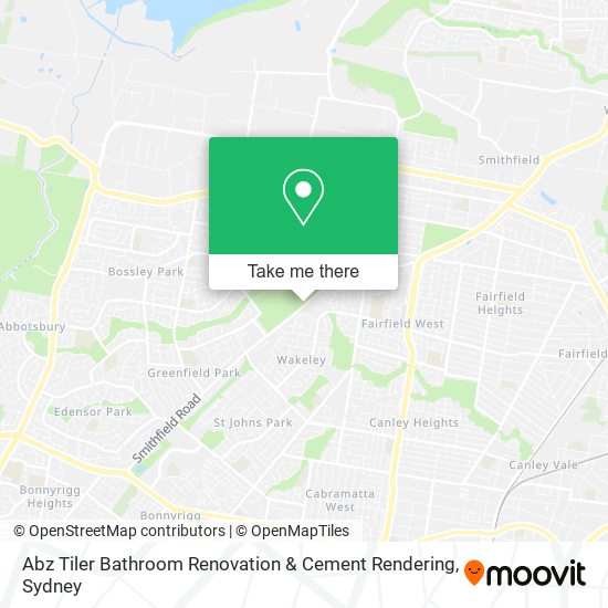 Abz Tiler Bathroom Renovation & Cement Rendering map