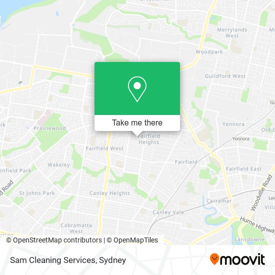 Mapa Sam Cleaning Services