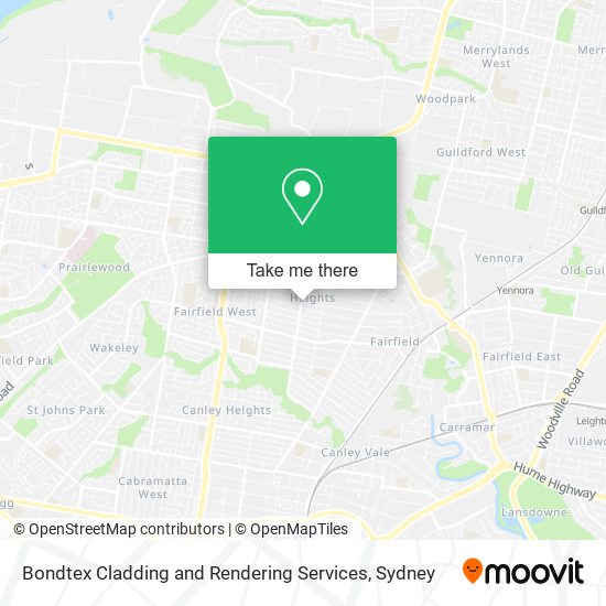 Mapa Bondtex Cladding and Rendering Services