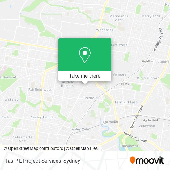 Ias P L Project Services map