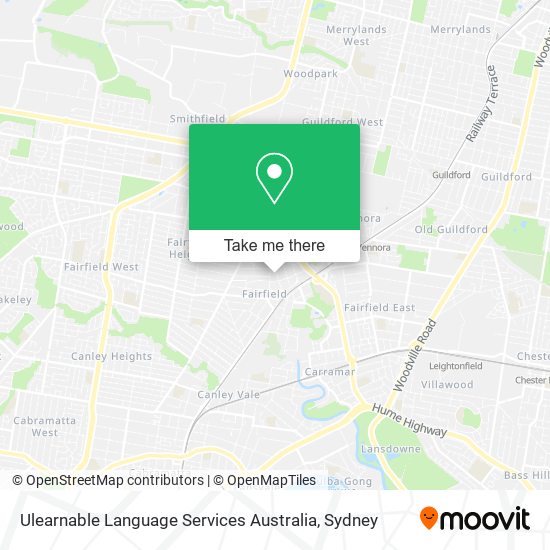 Ulearnable Language Services Australia map