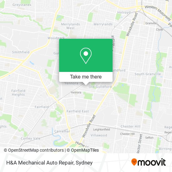 Mapa H&A Mechanical Auto Repair