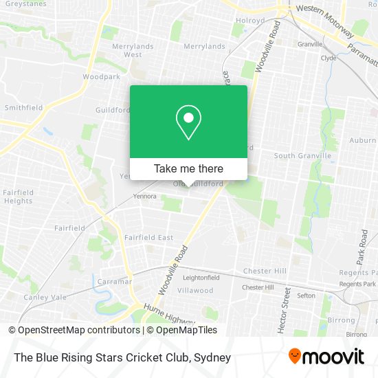 The Blue Rising Stars Cricket Club map