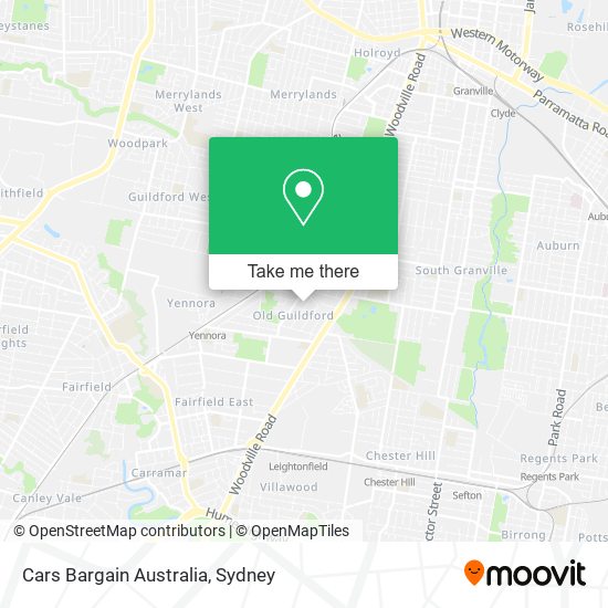 Mapa Cars Bargain Australia