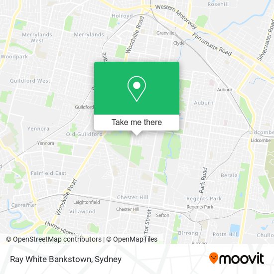 Mapa Ray White Bankstown