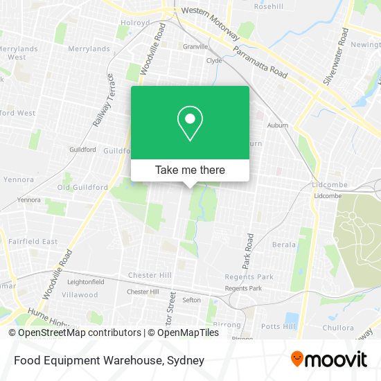 Food Equipment Warehouse map