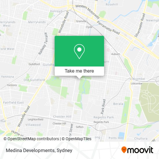 Medina Developments map