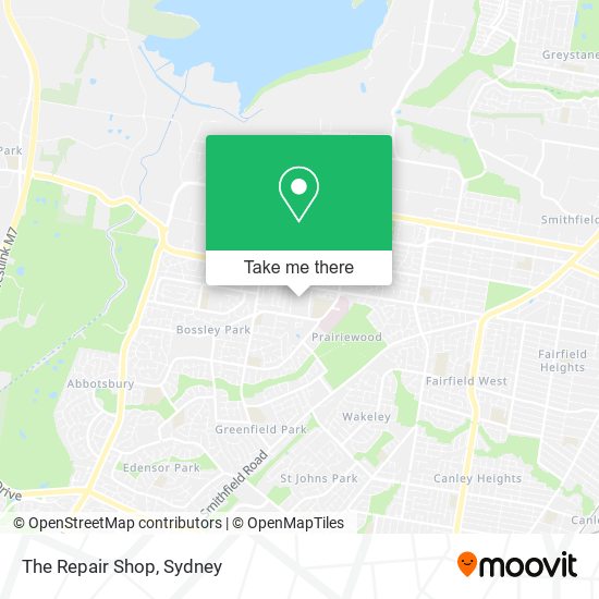 The Repair Shop map