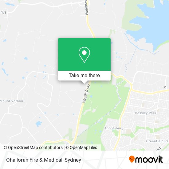 Mapa Ohalloran Fire & Medical