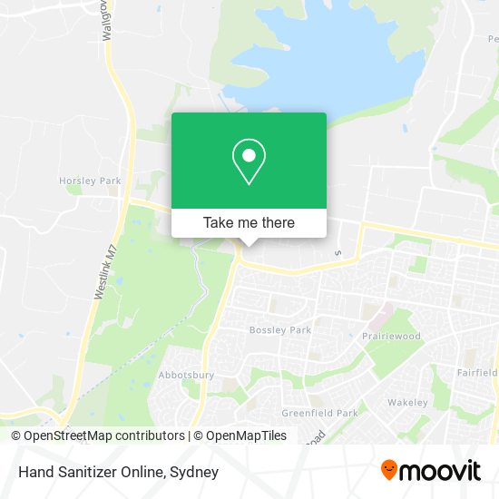 Hand Sanitizer Online map