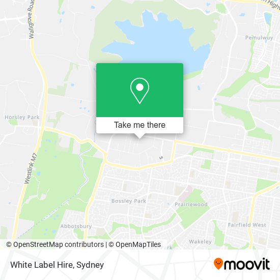 White Label Hire map