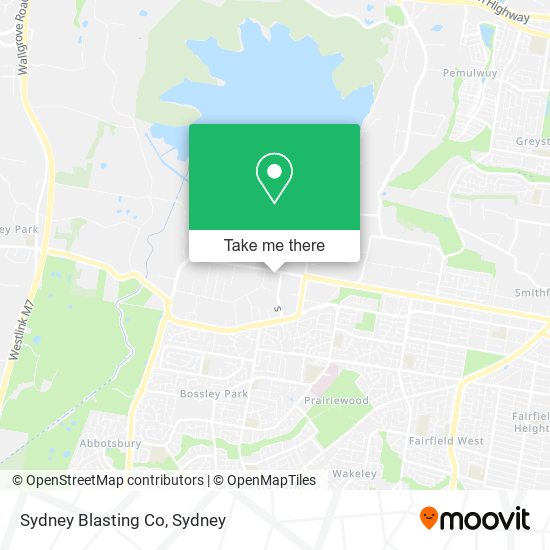 Mapa Sydney Blasting Co