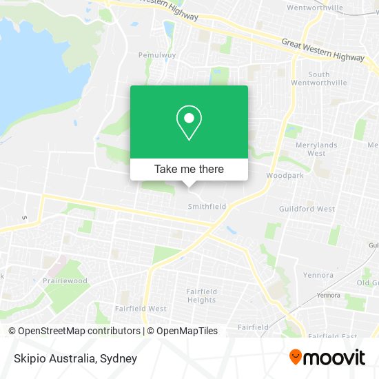 Skipio Australia map