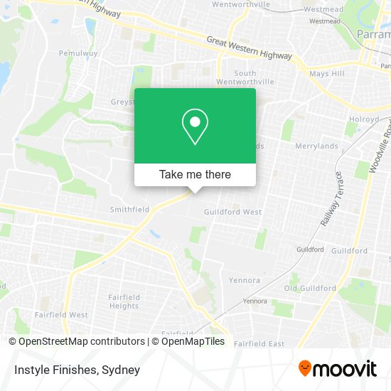 Instyle Finishes map