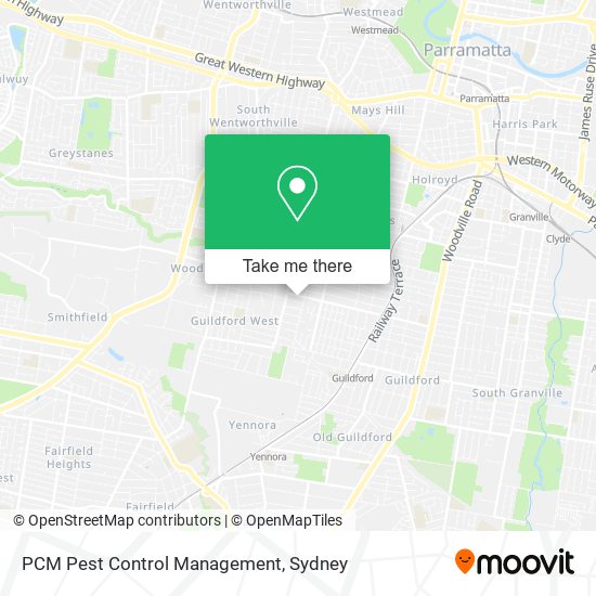 PCM Pest Control Management map