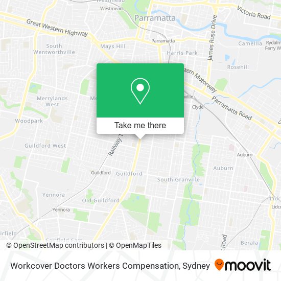 Workcover Doctors Workers Compensation map