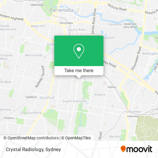Crystal Radiology map
